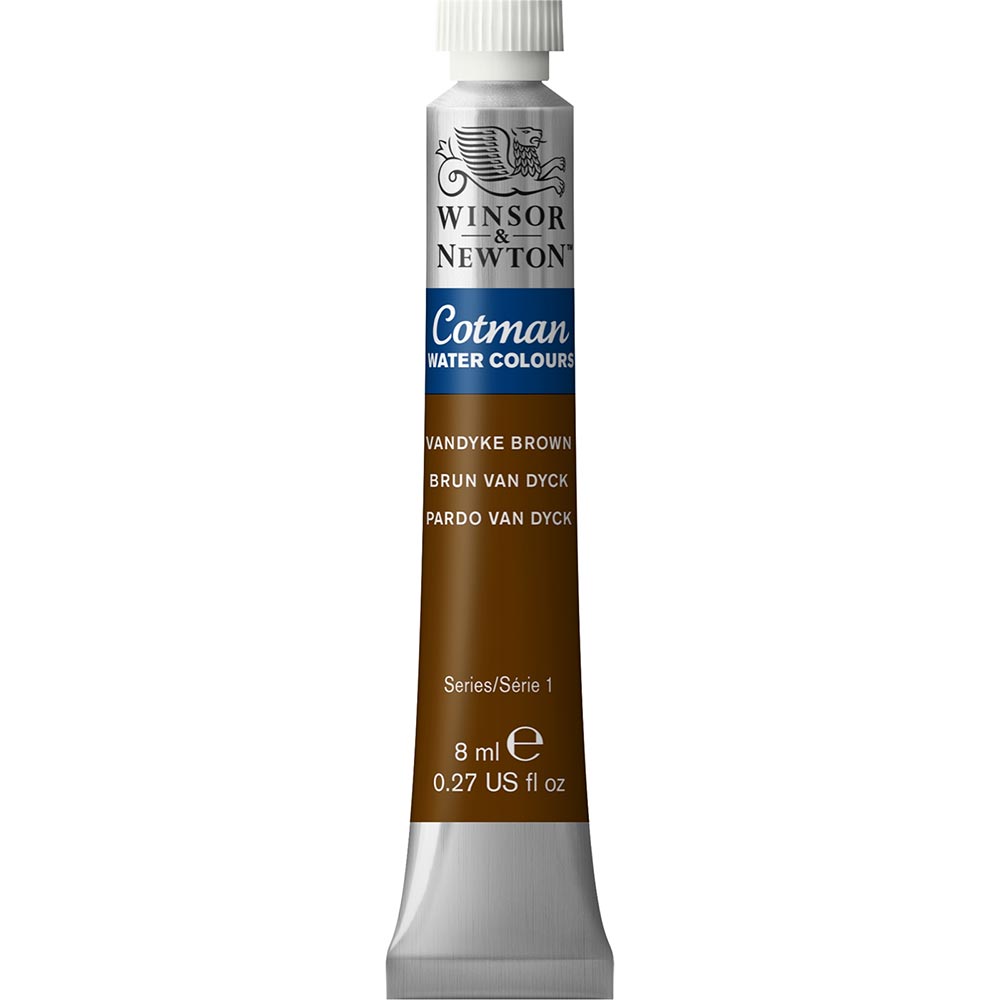 Winsor & Newton Cotman Sulu Boya 8ml Vandyke Brown 676