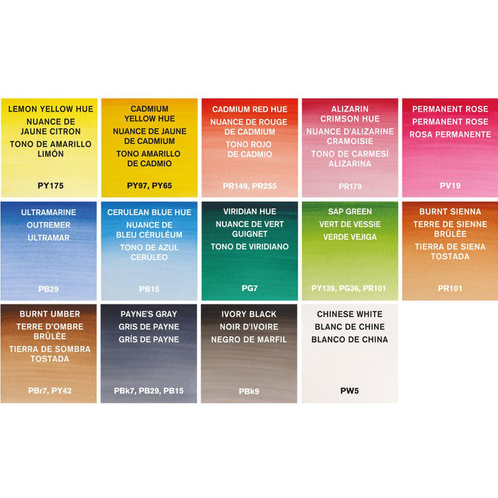 Winsor & Newton Cotman Compact Set (14 x Yarım Tablet Suluboya Seti)