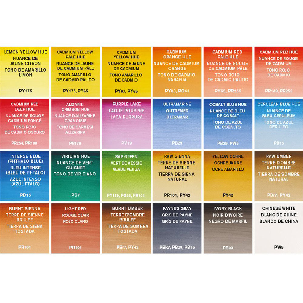 Winsor & Newton Cotman Studio Set (24 x Tam Tablet Sulu Boya Seti)