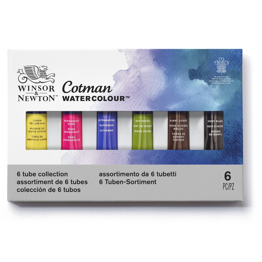 Winsor & Newton Cotman 6 Tube Set (6 x 8ml Sulu Boya Seti)