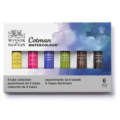 Winsor & Newton Cotman 6 Tube Set (6 x 8ml Sulu Boya Seti)