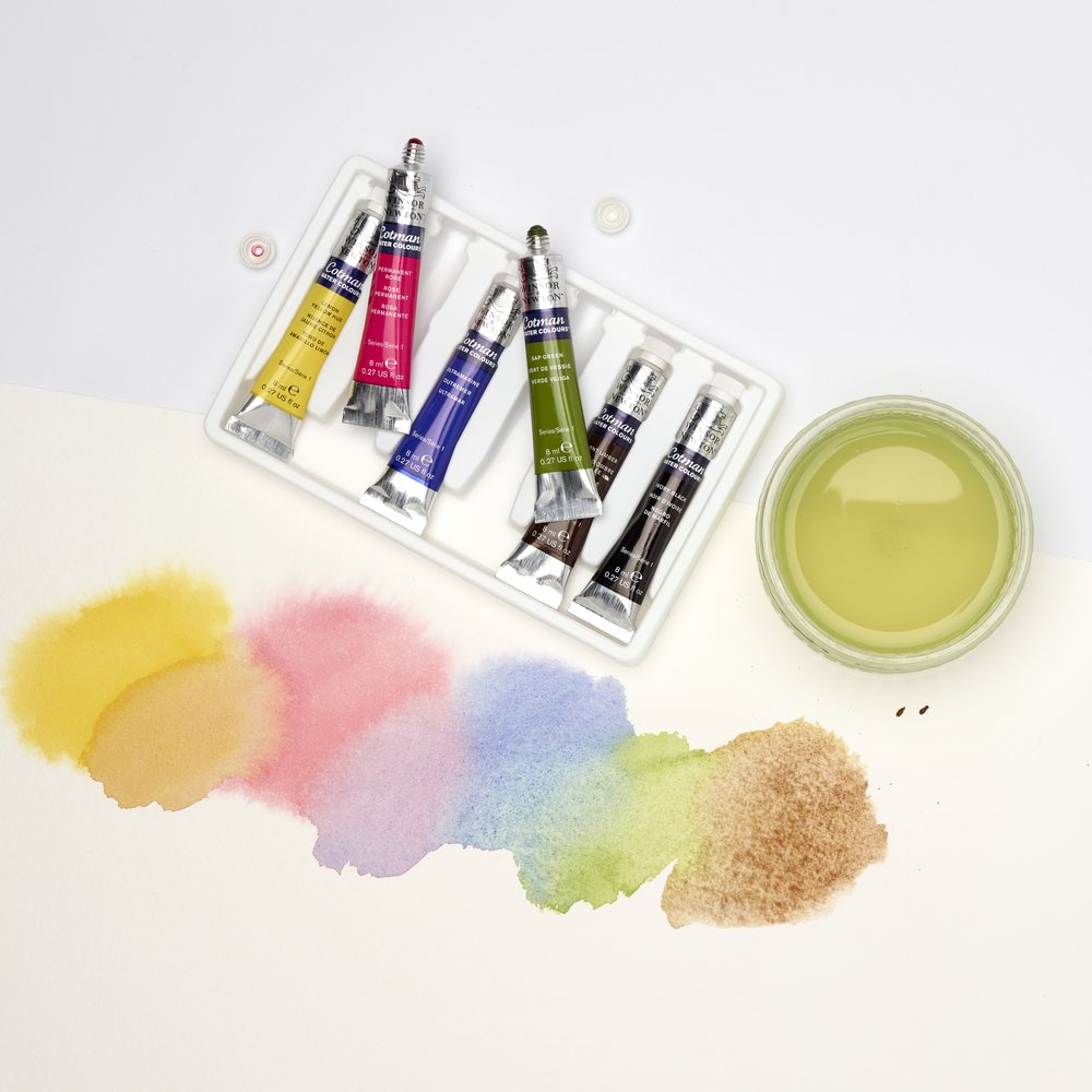 Winsor & Newton Cotman 6 Tube Set (6 x 8ml Sulu Boya Seti)