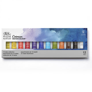Winsor & Newton Cotman 12 Tube Set (12 x 8ml Sulu Boya Seti)