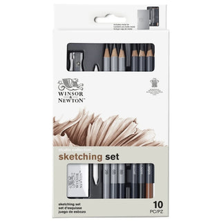 Winsor & Newton 10’lu Eskiz Kalemi Seti - Metal Kutulu