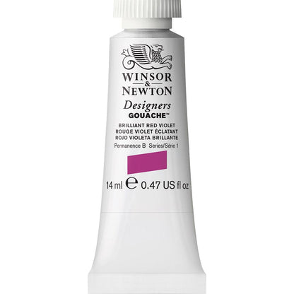 Winsor & Newton Designer's Gouache 14ml Brilliant Red Violet 050 S.1