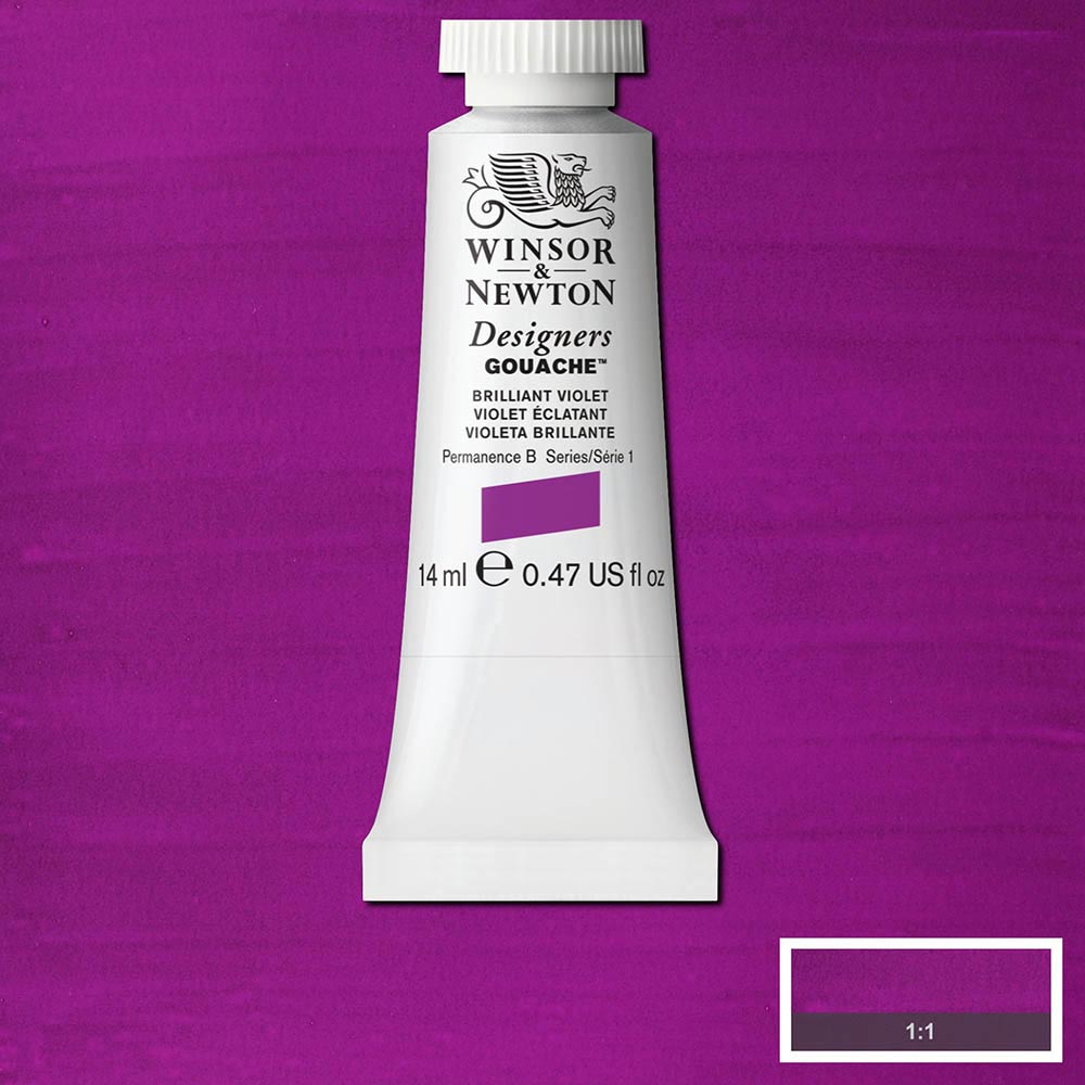 Winsor & Newton Designer's Gouache 14ml Brillant Violet 052 S.1
