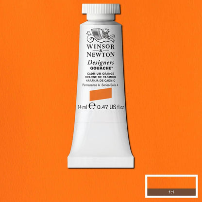 Winsor & Newton Designer's Gouache 14ml Cadmium Orange 089 S.4