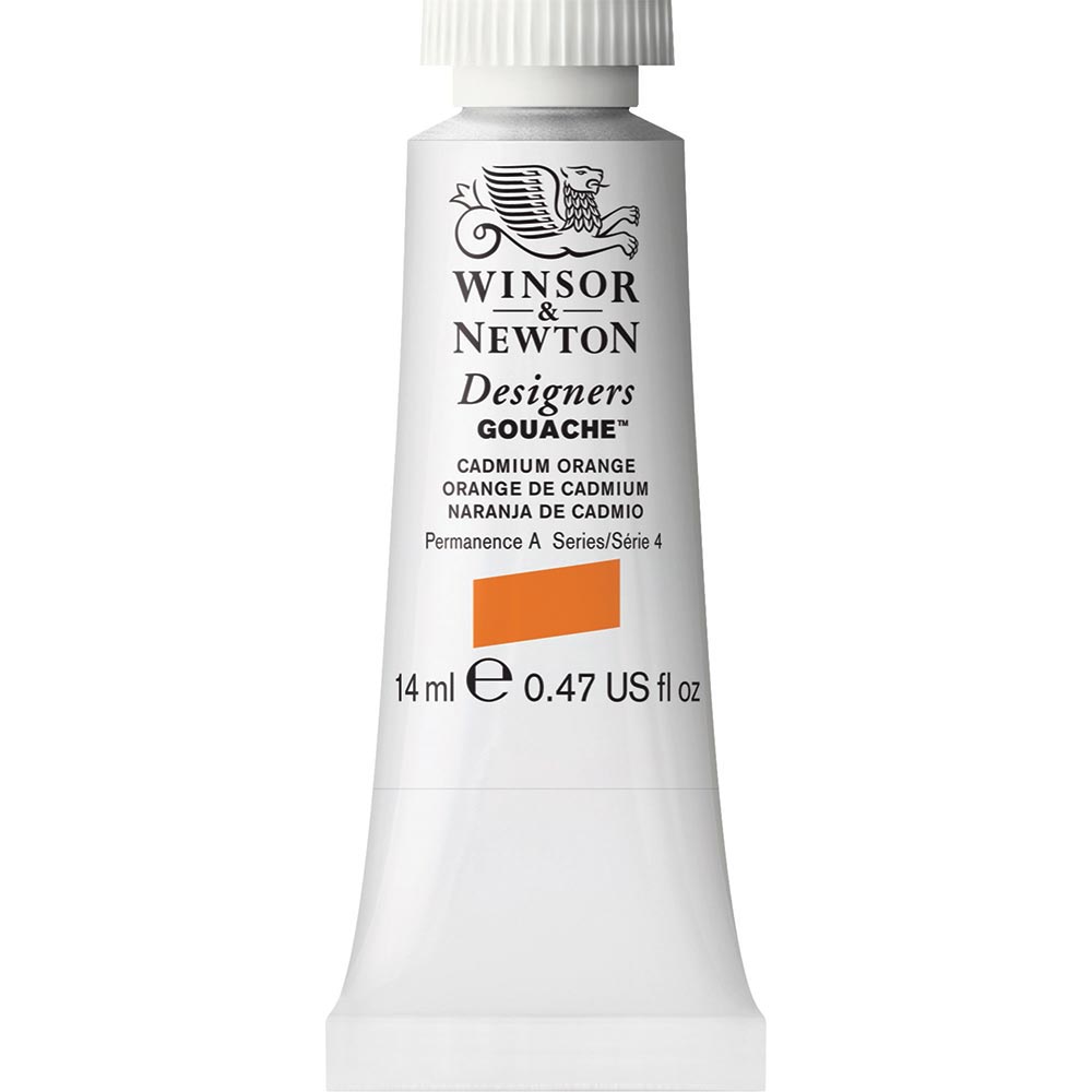 Winsor & Newton Designer's Gouache 14ml Cadmium Orange 089 S.4