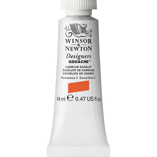 Winsor & Newton Designer's Gouache 14ml Cadmium Scarlet 106 S.4