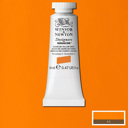 Winsor & Newton Designer's Gouache 14ml Cadmium Yellow Deep 111 S.4