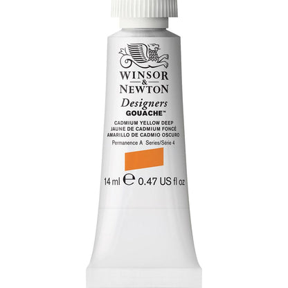 Winsor & Newton Designer's Gouache 14ml Cadmium Yellow Deep 111 S.4