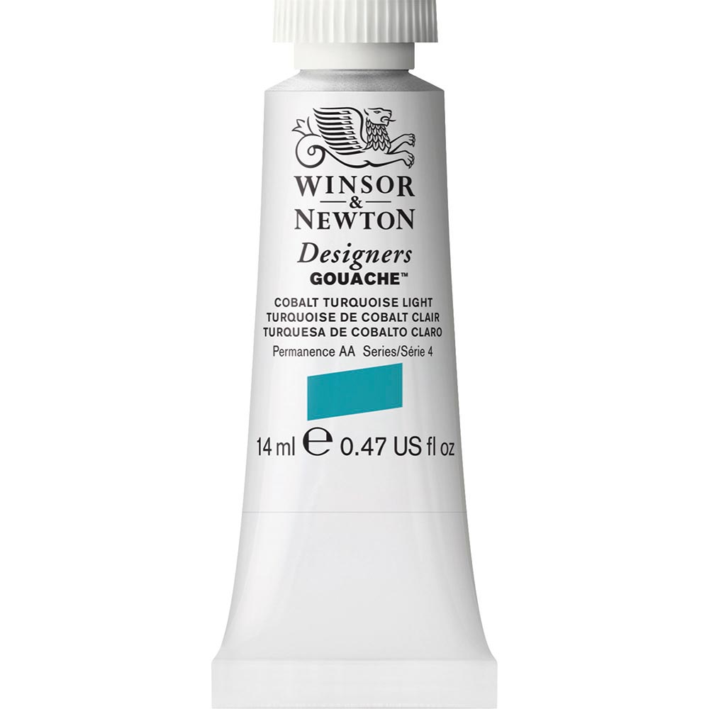 Winsor & Newton Designer's Gouache 14ml Cobalt Turquoise Light 191 S.4