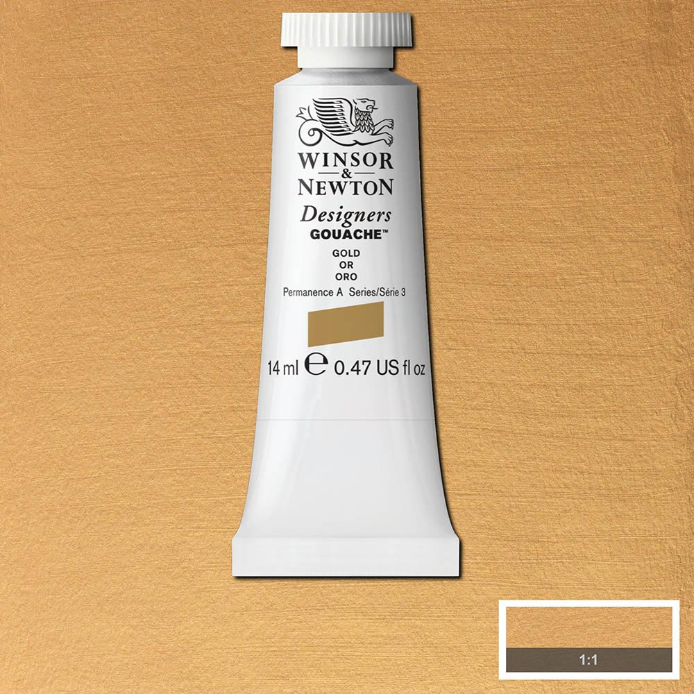 Winsor & Newton Designer's Gouache 14ml Gold 283 S.3