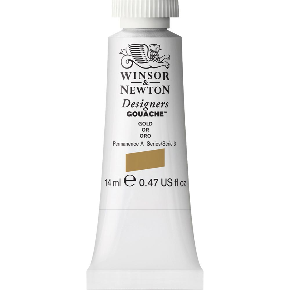 Winsor & Newton Designer's Gouache 14ml Gold 283 S.3