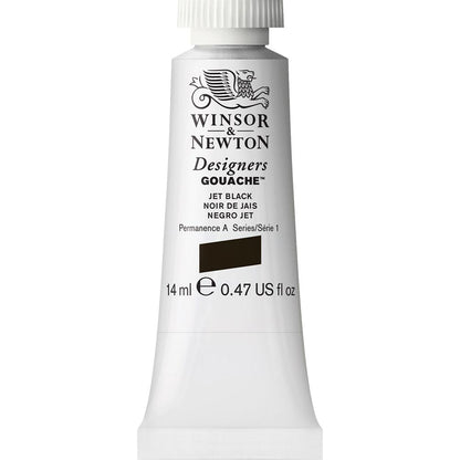 Winsor & Newton Designer's Gouache 14ml Jet Black 335 S.1