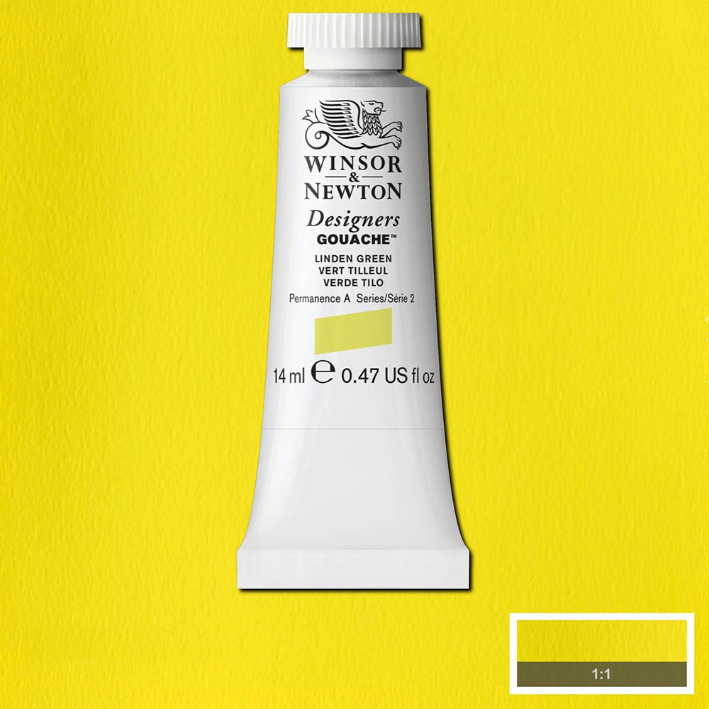 Winsor & Newton Designer's Gouache 14ml Linden Green 369 S.2