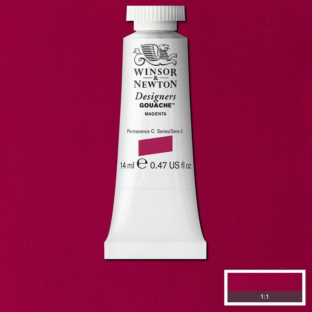 Winsor & Newton Designer's Gouache 14ml Magenta 380 S.2