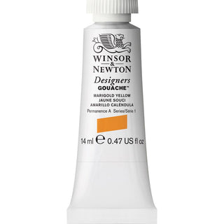 Winsor & Newton Designer's Gouache 14ml Marigold Yellow 384 S.1