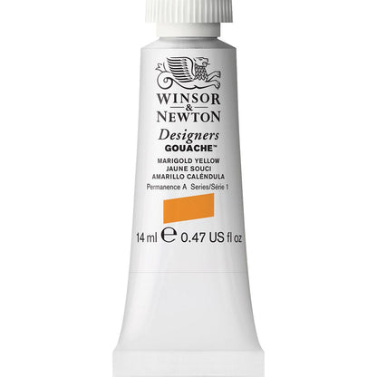 Winsor & Newton Designer's Gouache 14ml Marigold Yellow 384 S.1