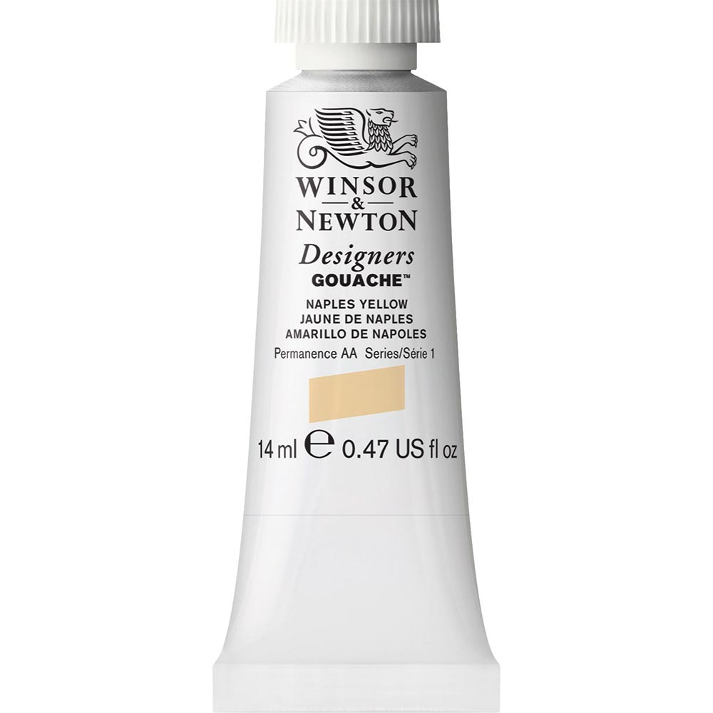 Winsor & Newton Designer's Gouache 14ml Naples Yellow 422 S.1