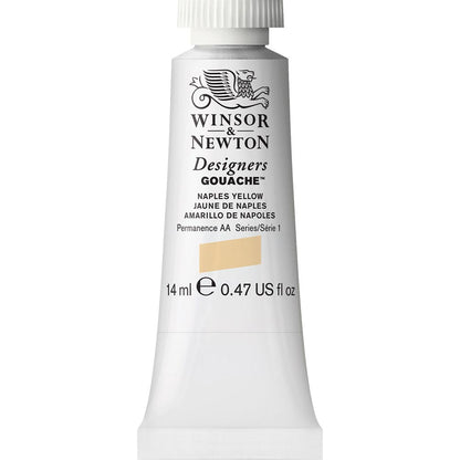 Winsor & Newton Designer's Gouache 14ml Naples Yellow 422 S.1