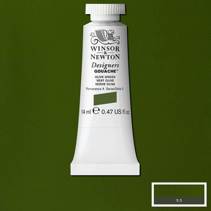 Winsor & Newton Designer's Gouache 14ml Olive Green 447 S.2