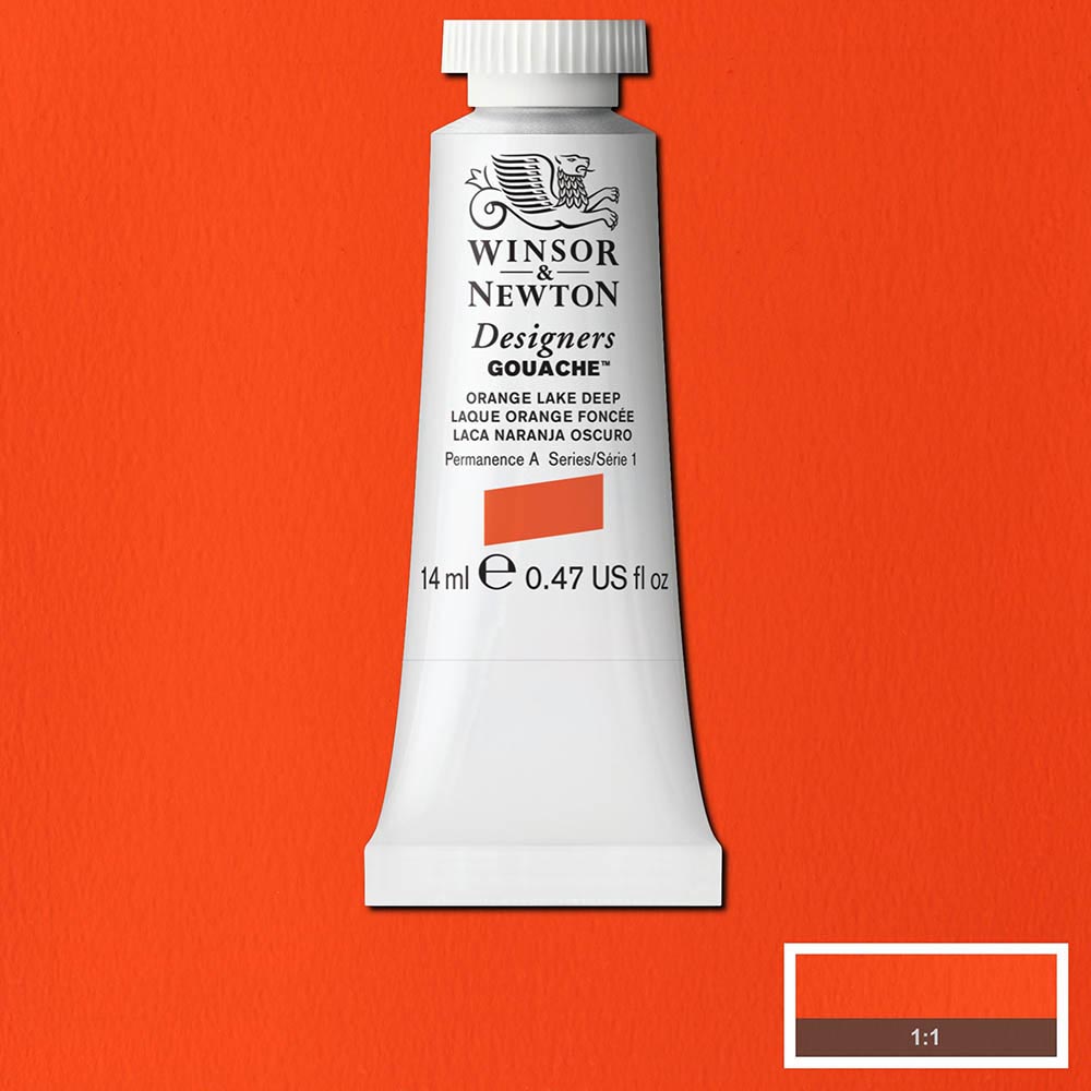 Winsor & Newton Designer's Gouache 14ml Orange Lake Deep 452 S.1