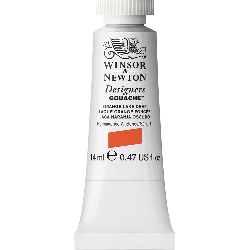 Winsor & Newton Designer's Gouache 14ml Orange Lake Deep 452 S.1