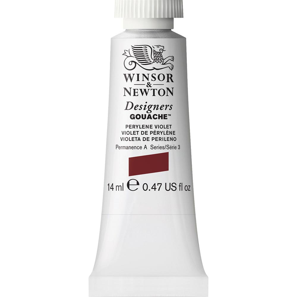 Winsor & Newton Designer's Gouache 14ml Perylene Violet 470 S.3
