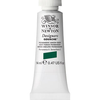 Winsor & Newton Designer's Gouache 14ml Permanent Green Deep 482 S.2