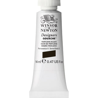 Winsor & Newton Designer's Gouache 14ml Perylene Black 505 S.3