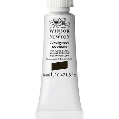Winsor & Newton Designer's Gouache 14ml Perylene Black 505 S.3