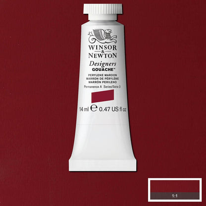Winsor & Newton Designer's Gouache 14ml Perylene Maroon 507 S.3