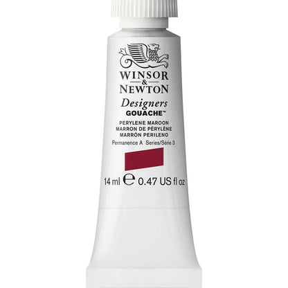 Winsor & Newton Designer's Gouache 14ml Perylene Maroon 507 S.3