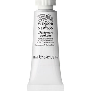 Winsor & Newton Designer's Gouache 14ml Permanent White 512