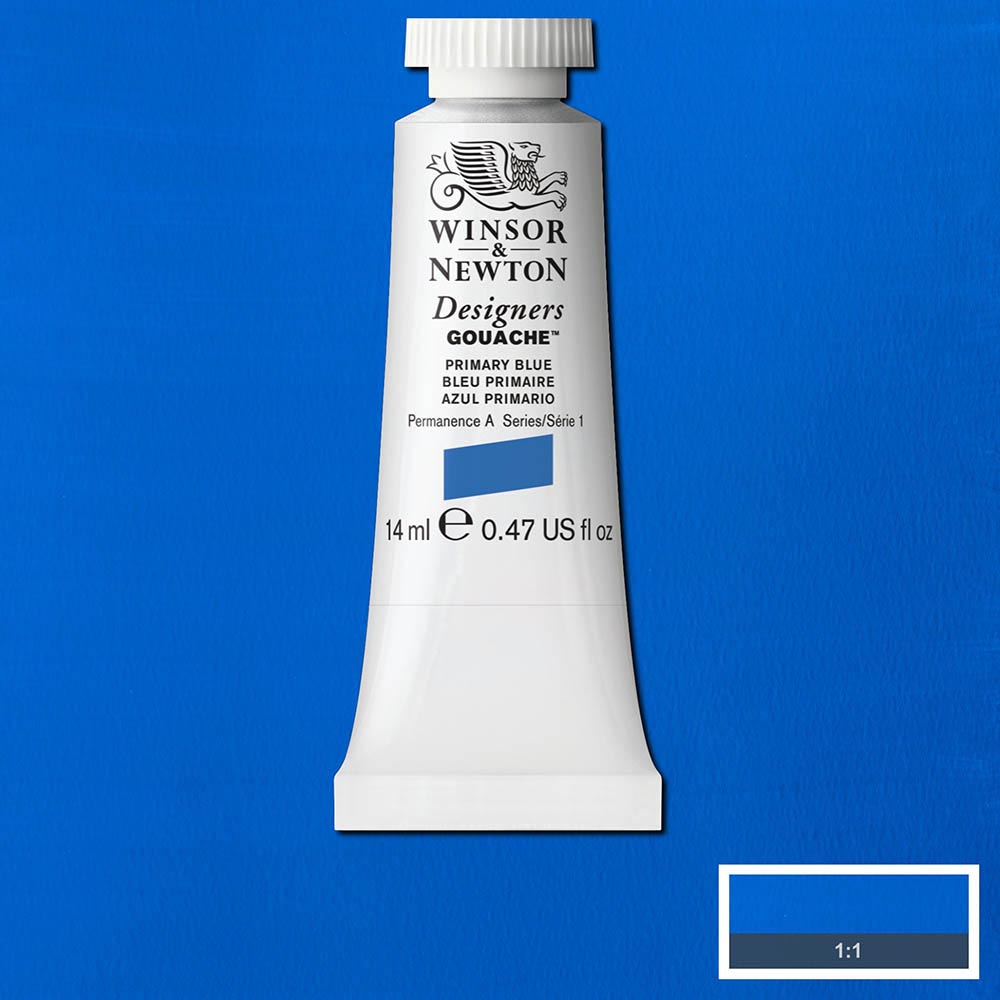Winsor & Newton Designer's Gouache 14ml Primary Blue 523 S.1