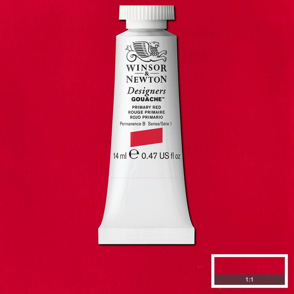 Winsor & Newton Designer's Gouache 14ml Primary Red 524 S.1