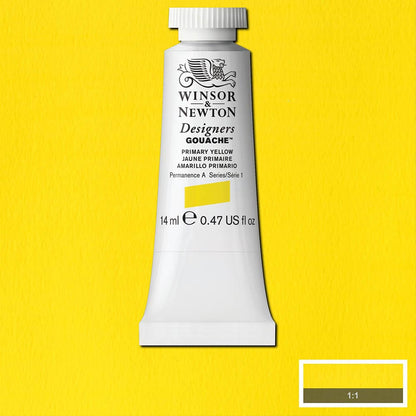 Winsor & Newton Designer's Gouache 14ml Primary Yellow 527 S.1