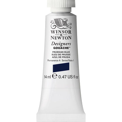 Winsor & Newton Designer's Gouache 14ml Prussian Blue 538 S.1