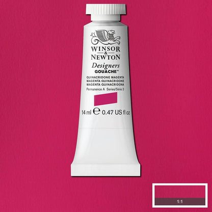 Winsor & Newton Designer's Gouache 14ml Quinacridone Violet 550 S.3