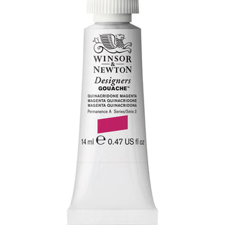 Winsor & Newton Designer's Gouache 14ml Quinacridone Violet 550 S.3