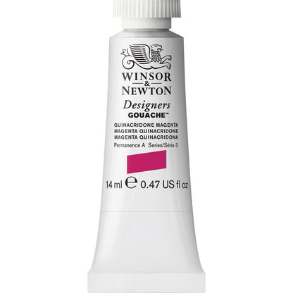 Winsor & Newton Designer's Gouache 14ml Quinacridone Violet 550 S.3