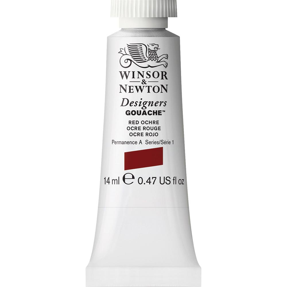 Winsor & Newton Designer's Gouache 14ml Red Ochre 564 S.1