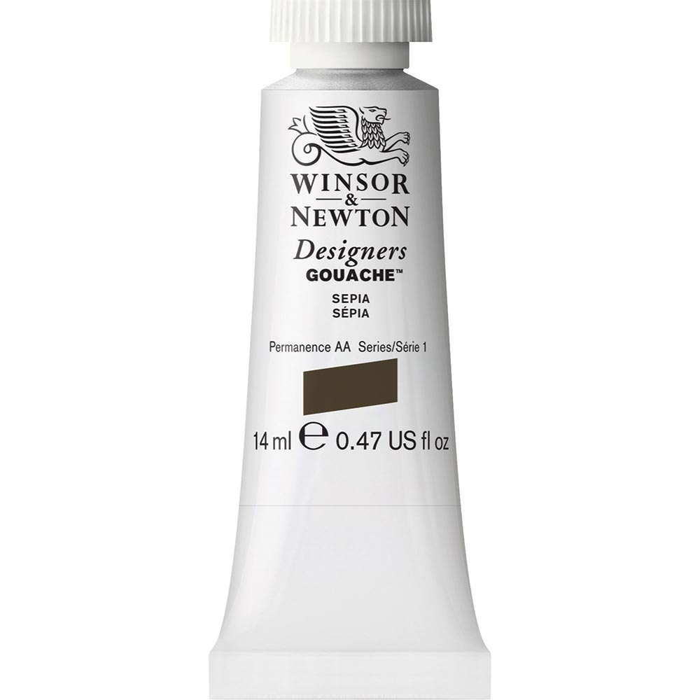 Winsor & Newton Designer's Gouache 14ml Sepia 609 S.1