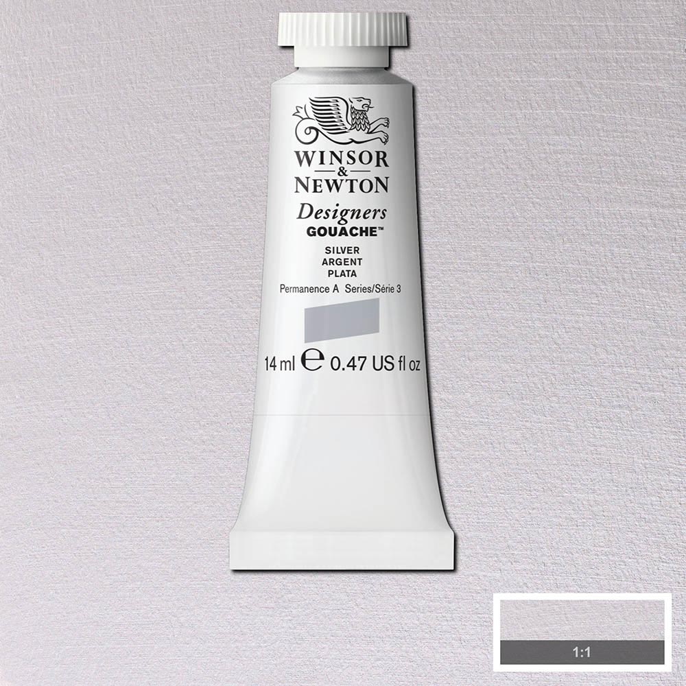 Winsor & Newton Designer's Gouache 14ml Silver 617 S.3