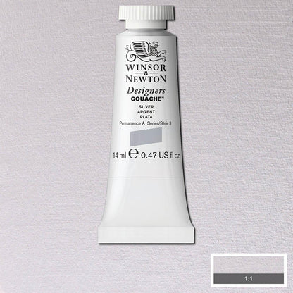 Winsor & Newton Designer's Gouache 14ml Silver 617 S.3
