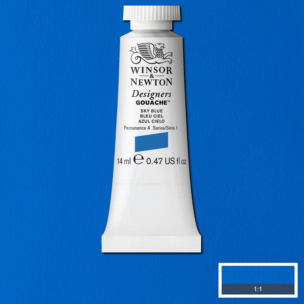 Winsor & Newton Designer's Gouache 14ml Sky Blue 621 S.1