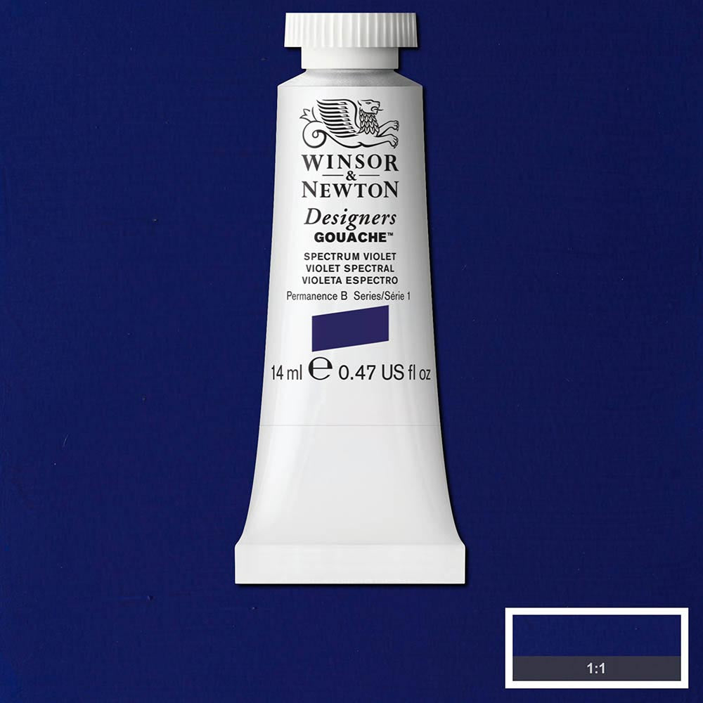 Winsor & Newton Designer's Gouache 14ml Spectrum Violet 625 S.1