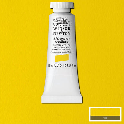 Winsor & Newton Designer's Gouache 14ml Spectrum Yellow 627 S.1
