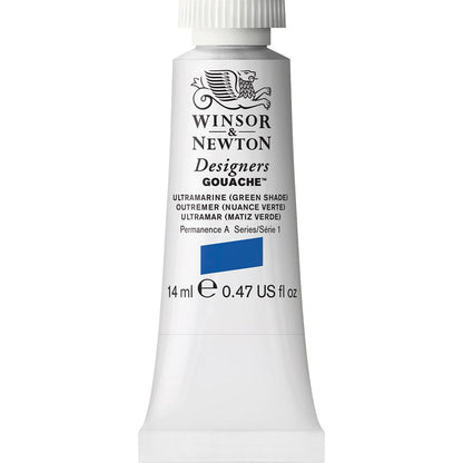 Winsor & Newton Designer's Gouache 14ml Ultramarine (Green Shade) 667 S.1
